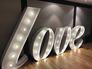 Love - cursive 1.8m x 1.2m